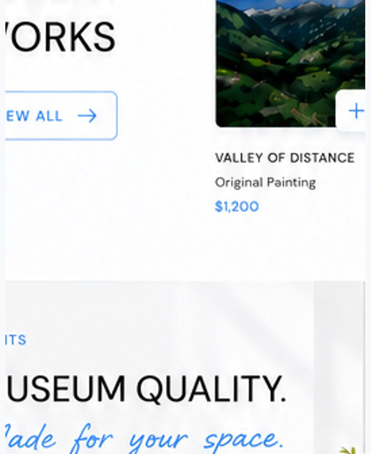Blue Ridge Night museum quality mountain art print from Fuller Archive